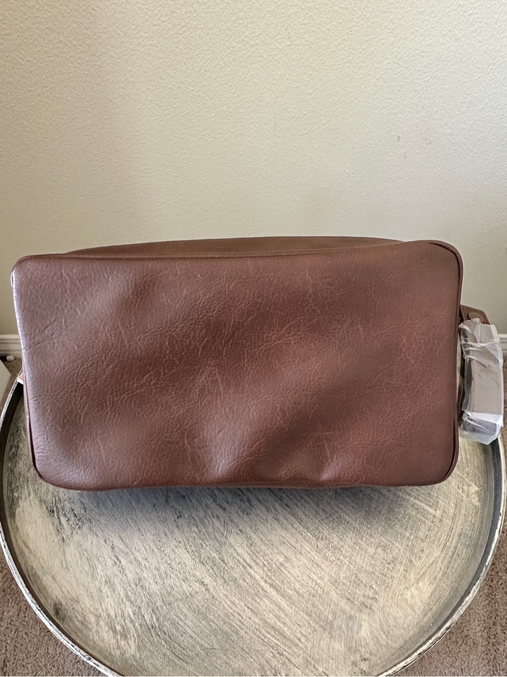 BEIS Brown Dopp Kit Travel Toiletry Bag - Picture 7 of 12